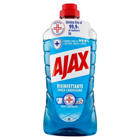 Ajax detersivo pavimenti Disinfettante multisuperficie senza candeggina 950 ml